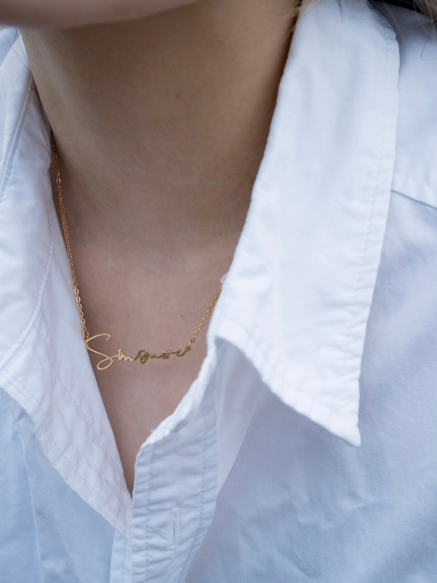 925 silver with 18K gold plating, custom lettering necklace (packaging not included!!)