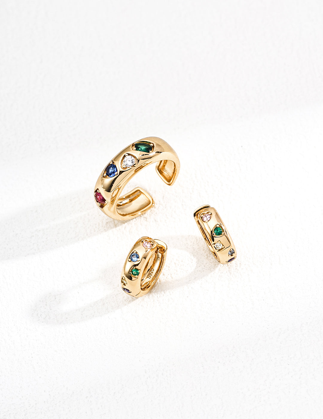 S925 Silver Vintage Zircon Earrings