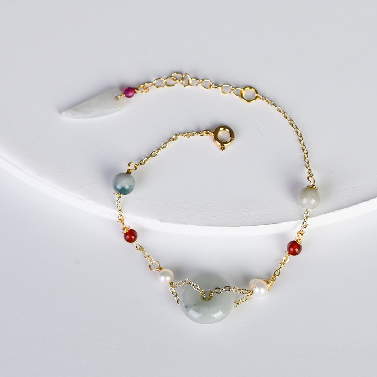 Jade peace buckle (light luxury series)