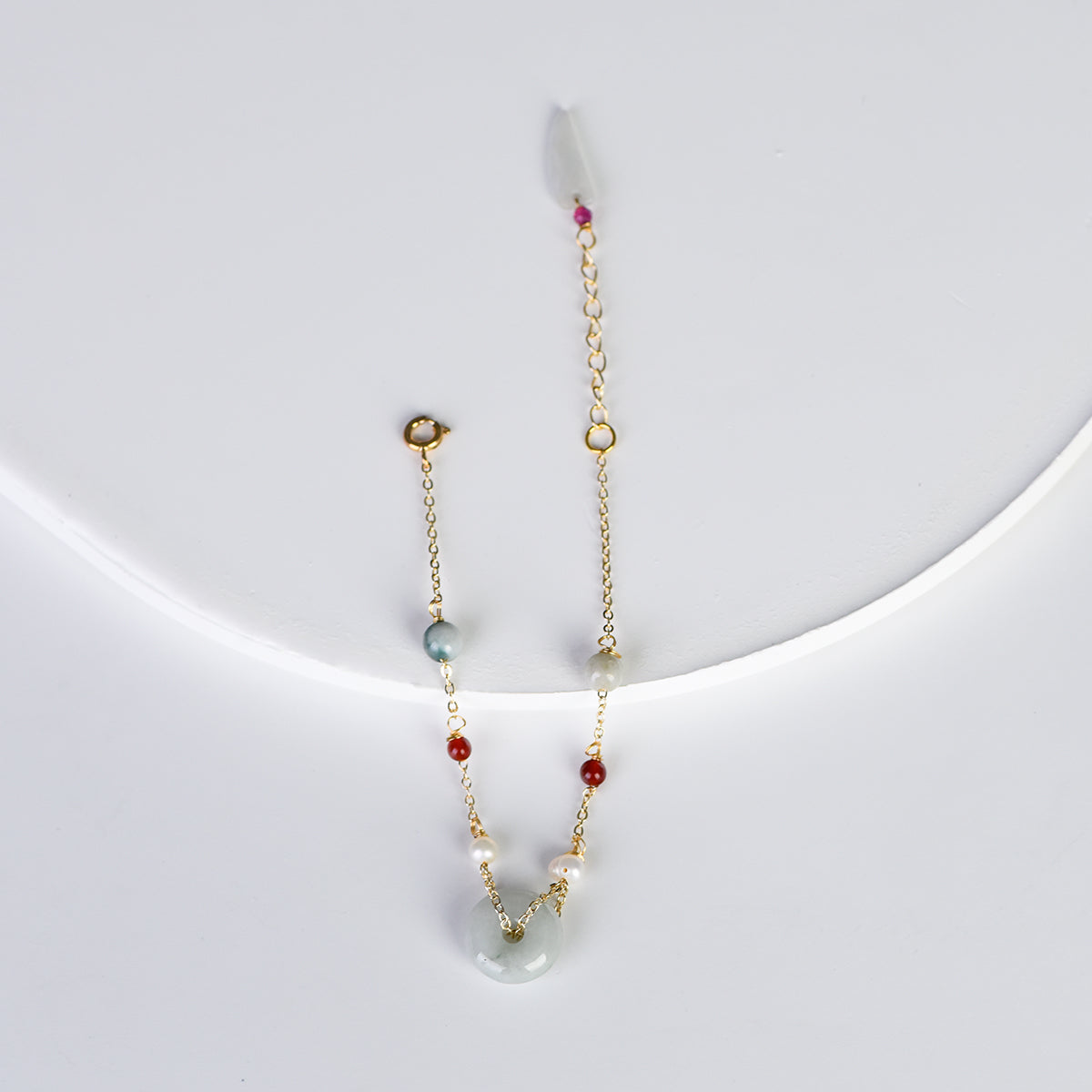 Jade peace buckle (light luxury series)