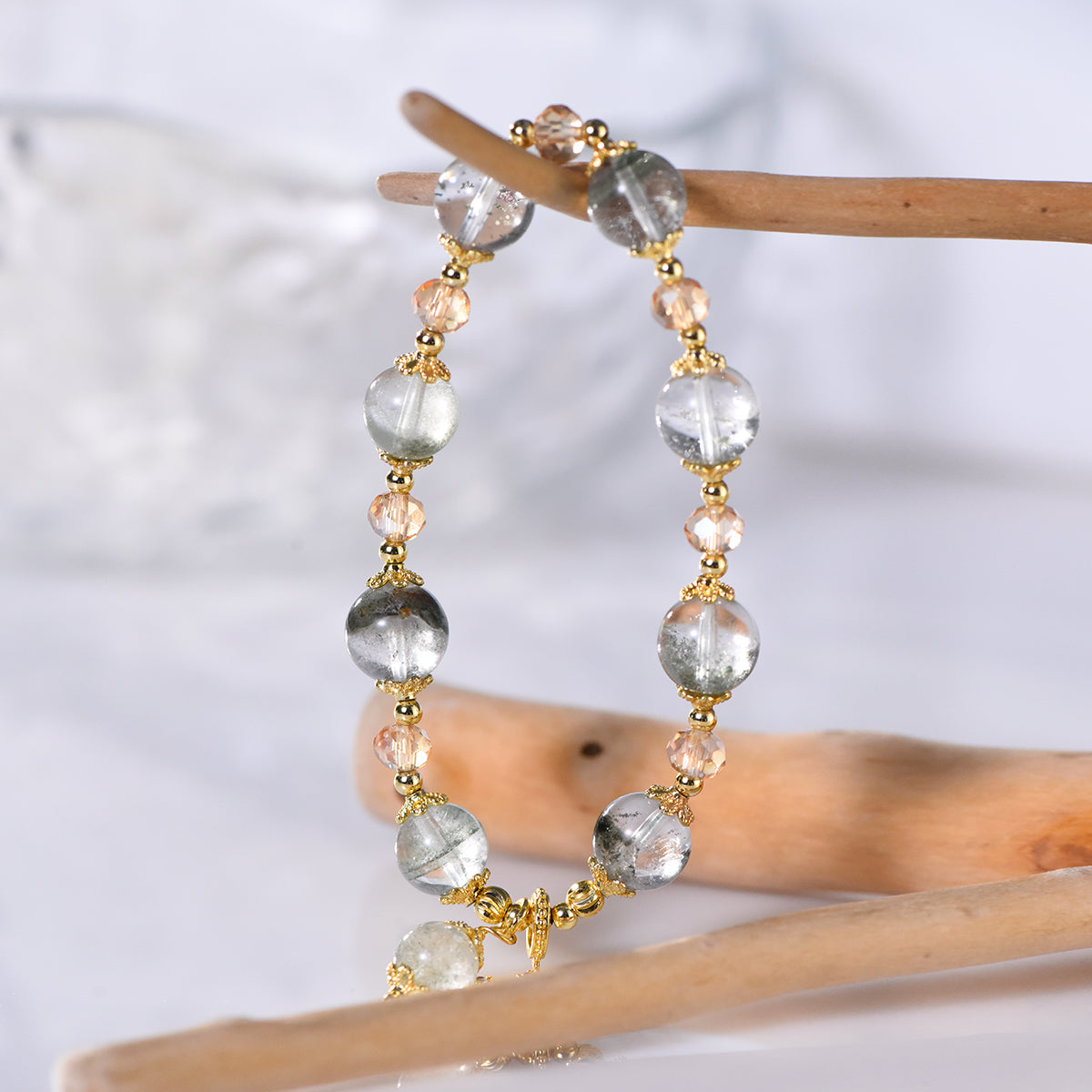 Green Ghost Snowflake Bracelet (Light Luxury Series)