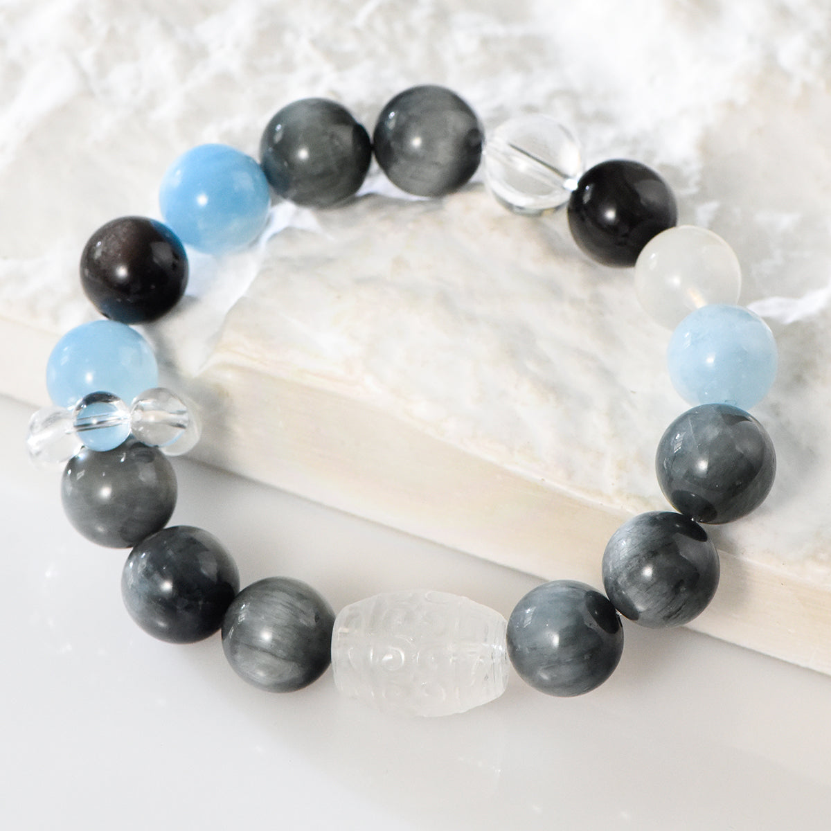 Couple's Obsidian Bracelet (Light Luxury Series)