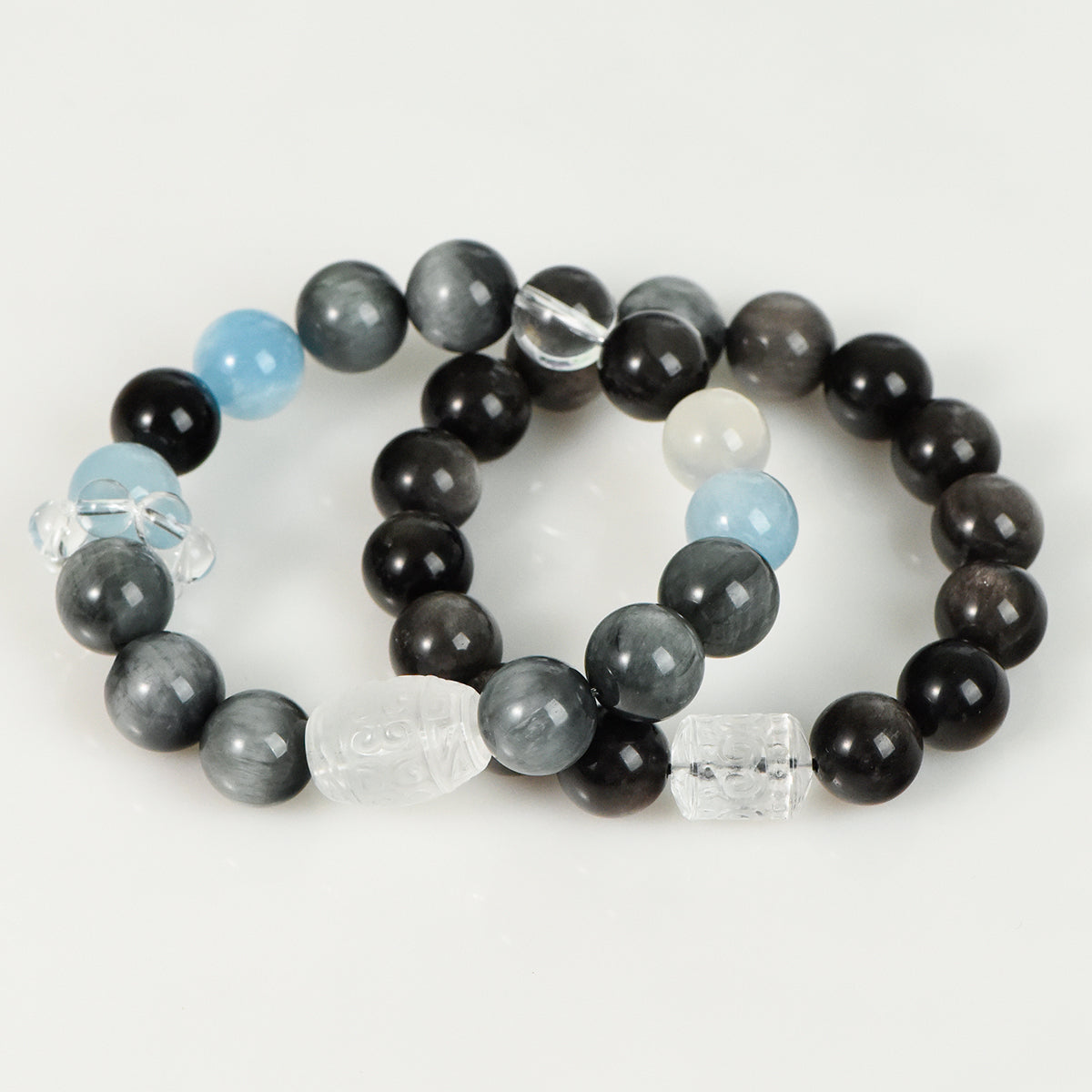 Couple's Obsidian Bracelet (Light Luxury Series)