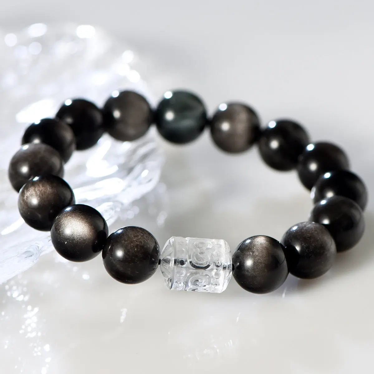 Couple's Obsidian Bracelet (Light Luxury Series) My Store
