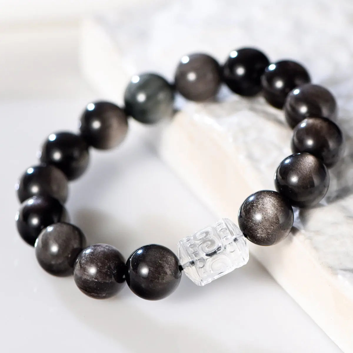 Couple's Obsidian Bracelet (Light Luxury Series) My Store