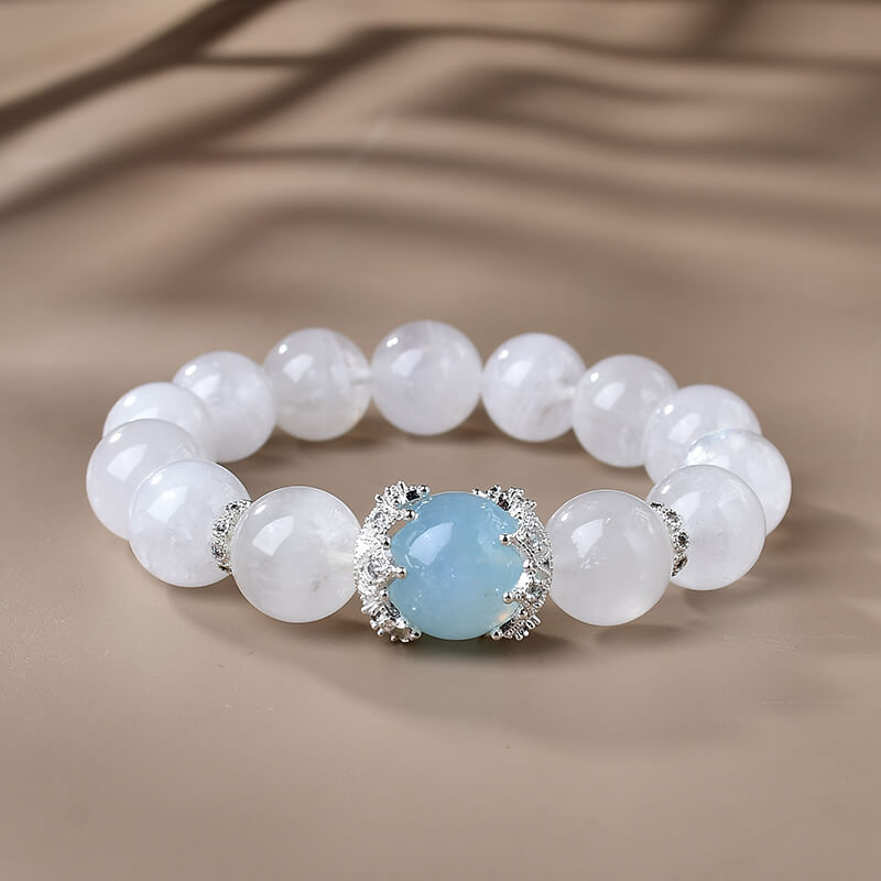 Natural Transparent White Ghost Bracelet（Featured Series）