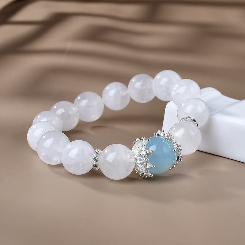 Natural Transparent White Ghost Bracelet（Featured Series）
