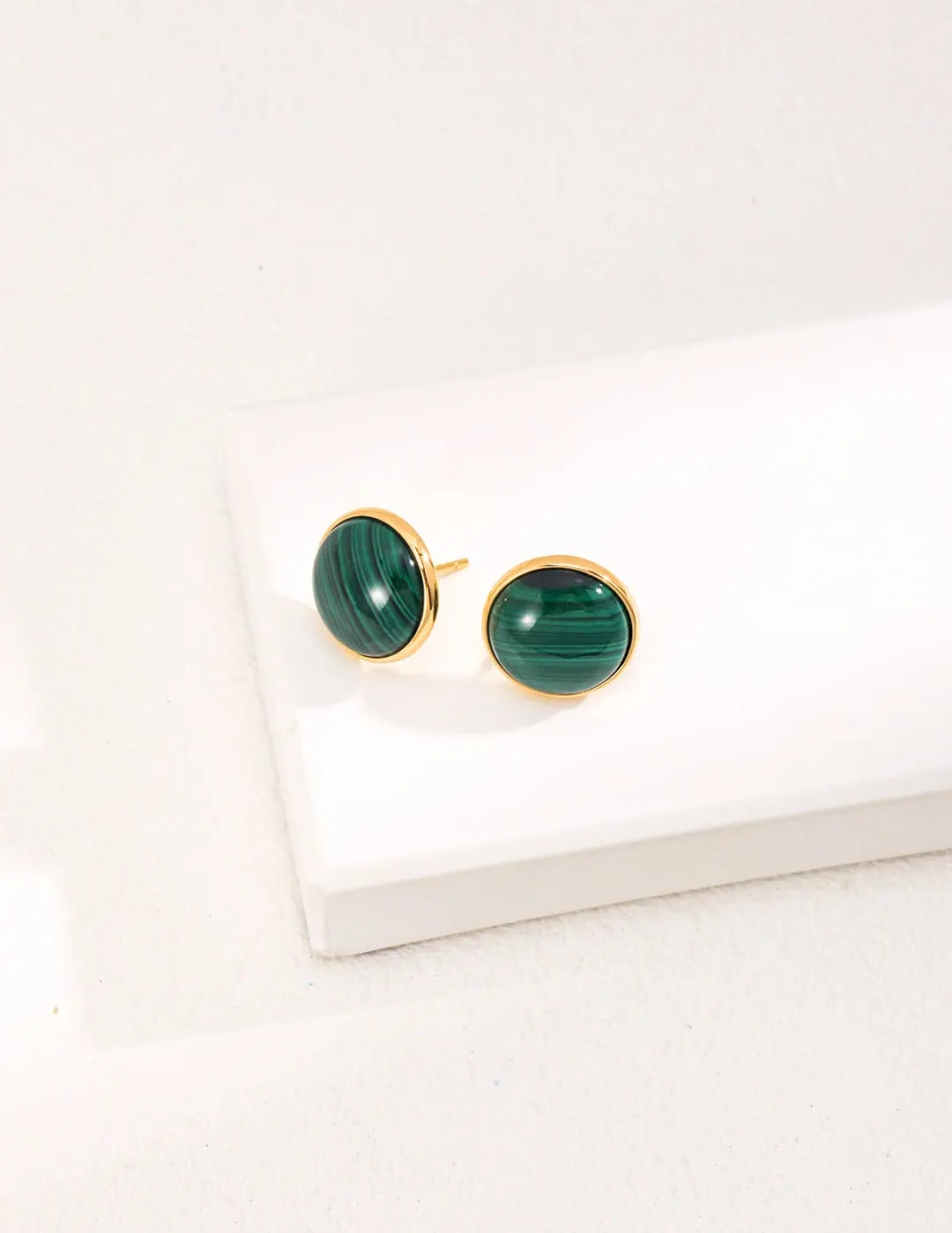 Exquisite malachite earrings Secret Realm
