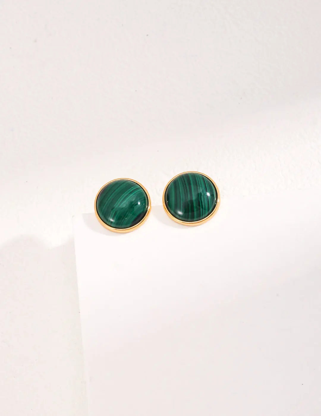Exquisite malachite earrings Secret Realm