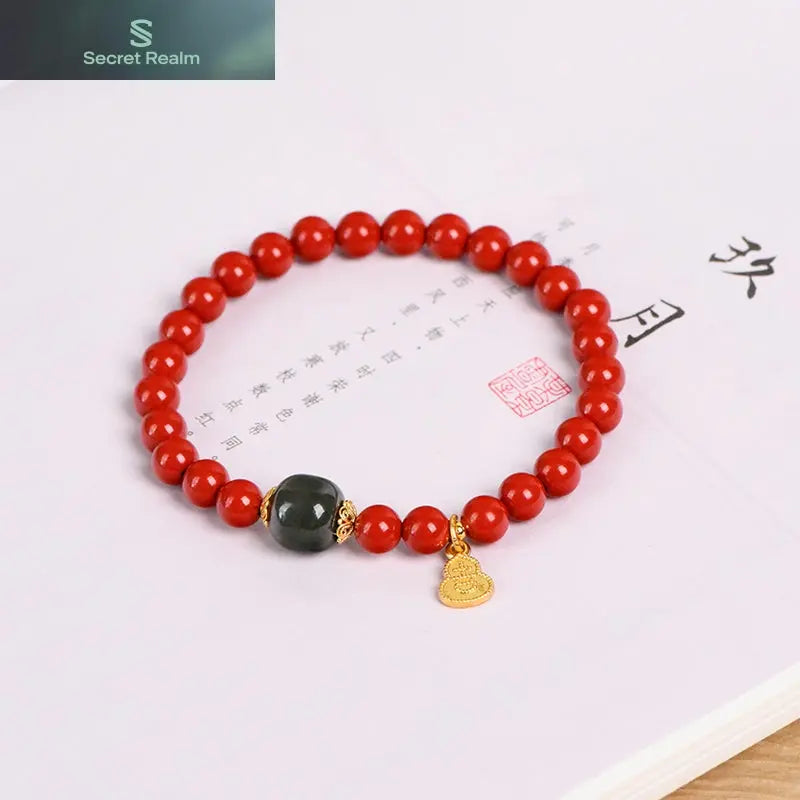 Natural cinnabar bracelet (light luxury series) My Store