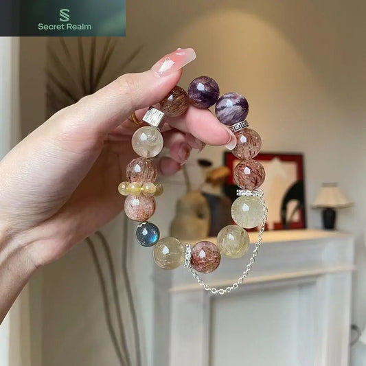 Purple Ghost Black Gold Multi-Treasure Bracelet (Featured Series) My Store