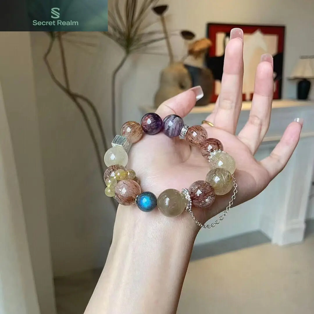 Purple Ghost Black Gold Multi-Treasure Bracelet (Featured Series) My Store