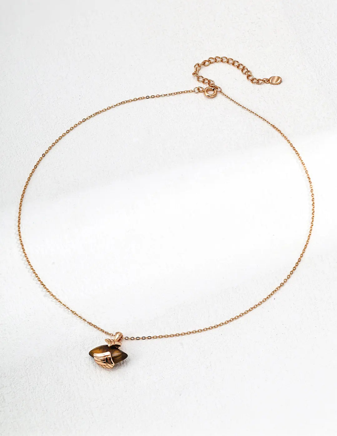 S925 Silver Fashion Vintage Tiger Eye Stone Pendant Necklace Secret Realm