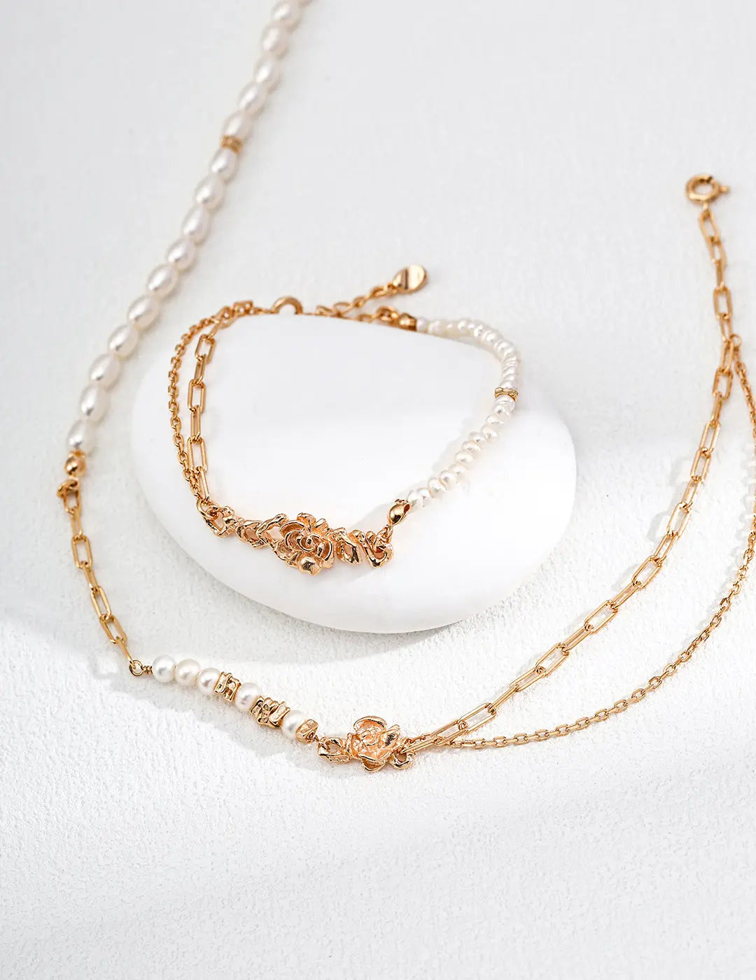 S925 Silver Vintage Natural Pearl Bracelet Secret Realm