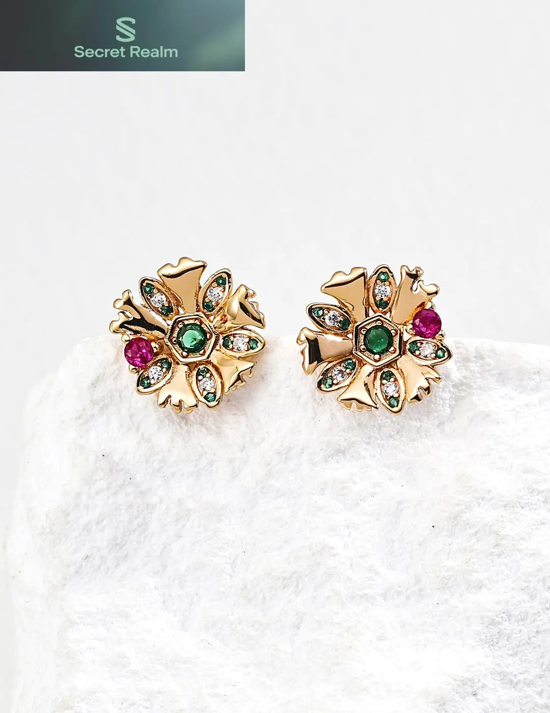 S925 silver earrings Secret Realm