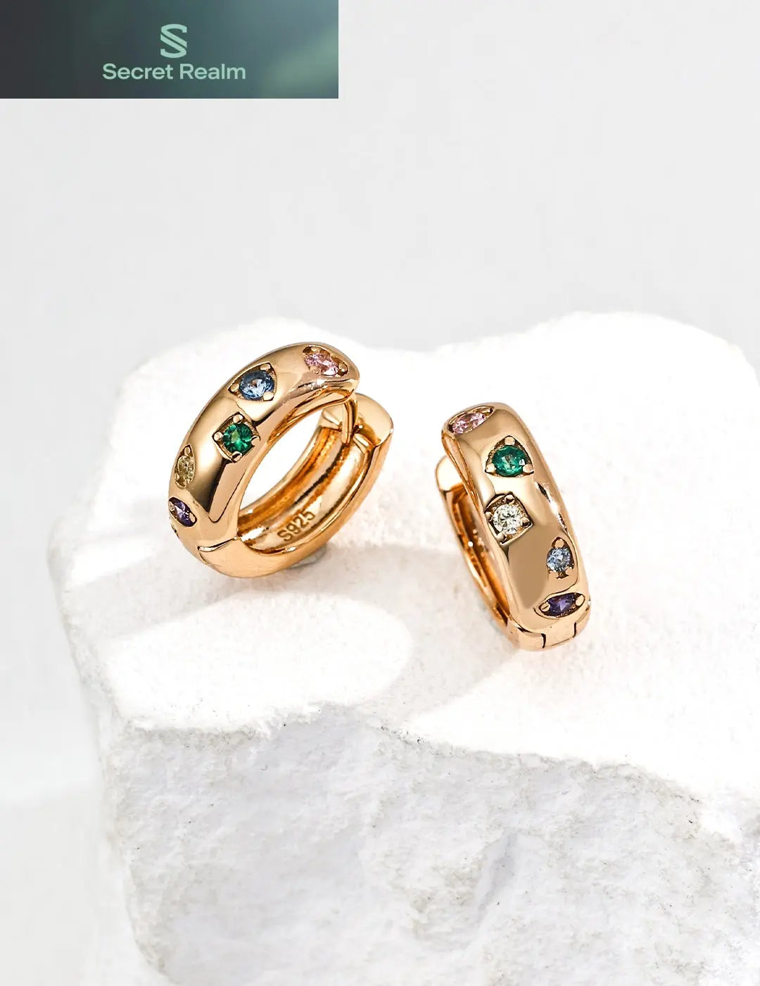 S925 silver earrings Secret Realm