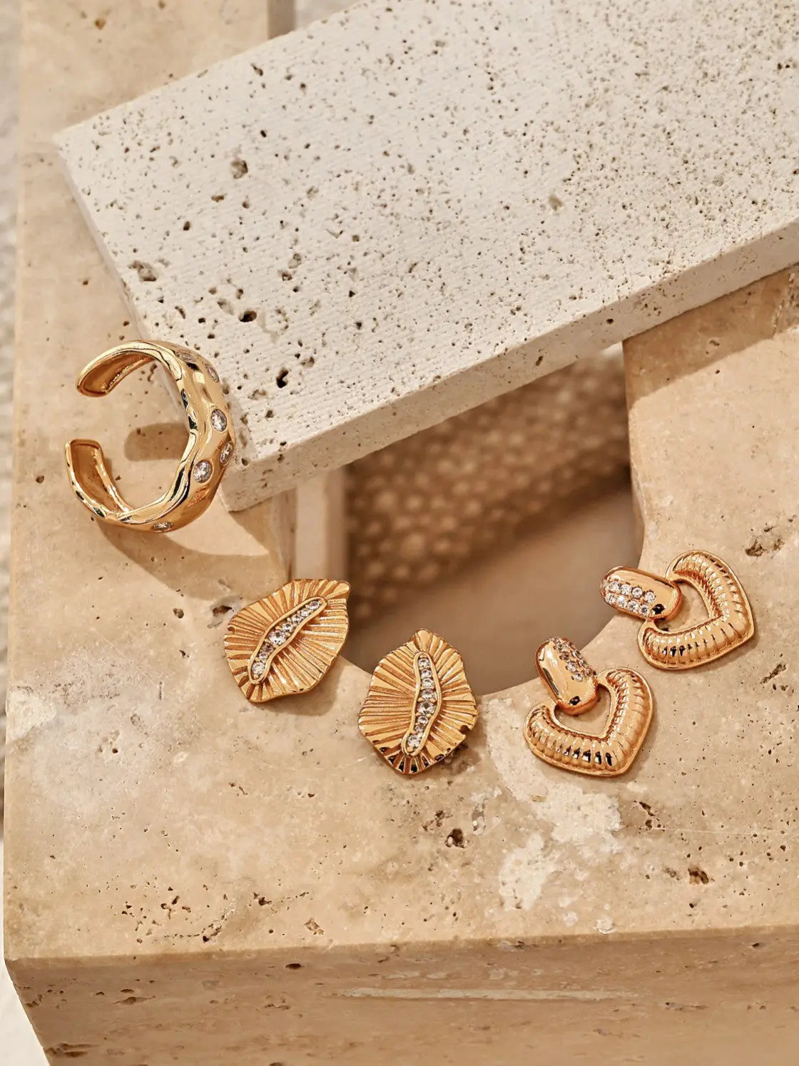 S925 silver vintage zircon earrings Secret Realm