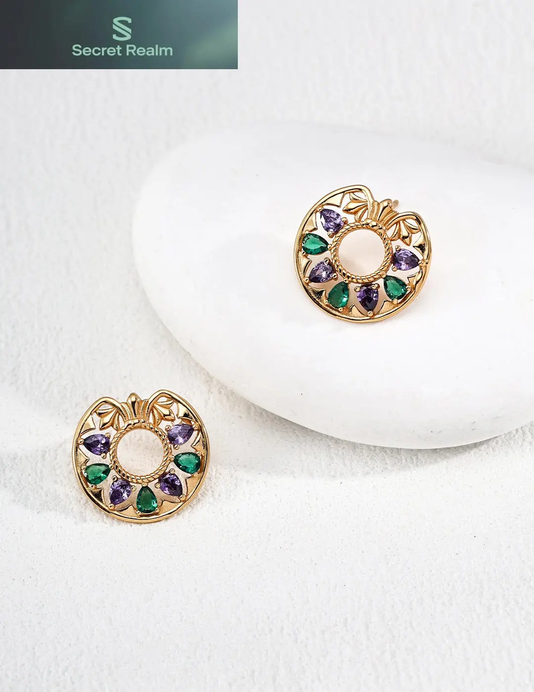 Secret Realm  Crystal Bracelet  Energy Bracelet  Sterling Silver Jewelry