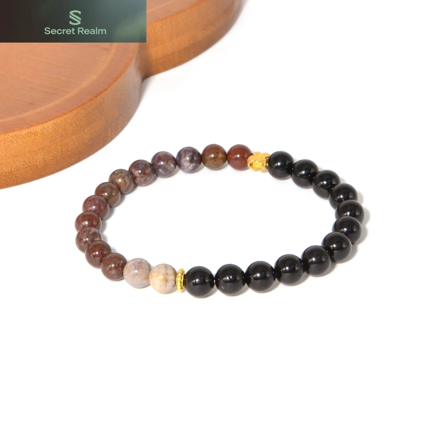 Secret Realm  Crystal Bracelet  Energy Bracelet  Sterling Silver Jewelry