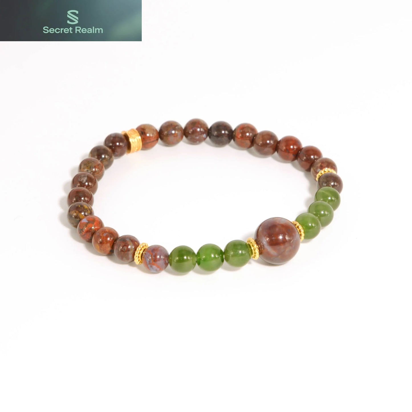 Secret Realm  Crystal Bracelet  Energy Bracelet  Sterling Silver Jewelry