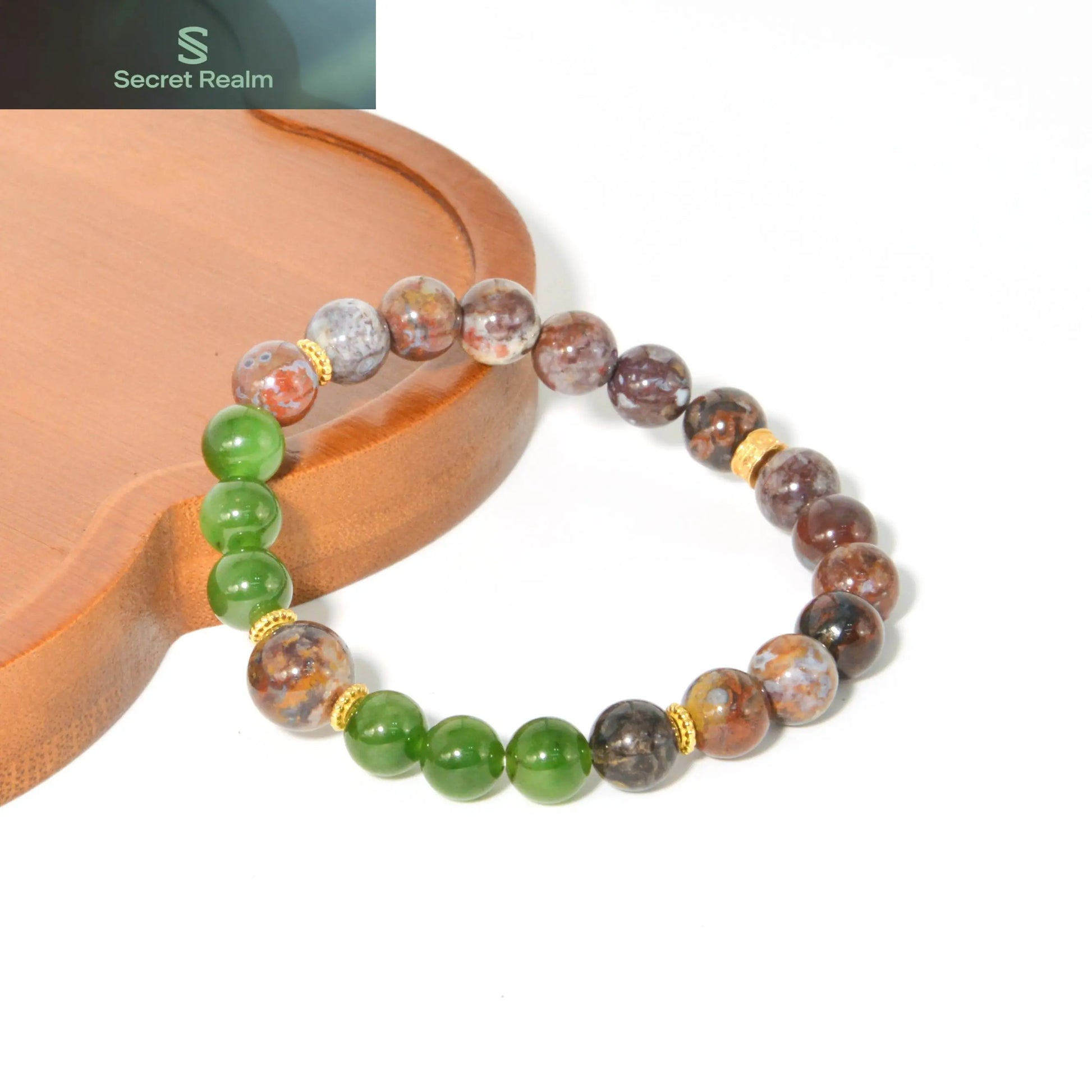 Secret Realm  Crystal Bracelet  Energy Bracelet  Sterling Silver Jewelry