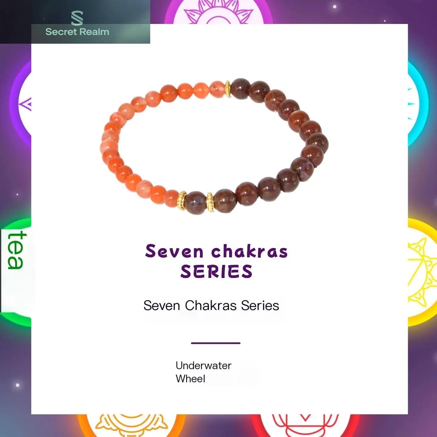 Secret Realm  Crystal Bracelet  Energy Bracelet  Sterling Silver Jewelry