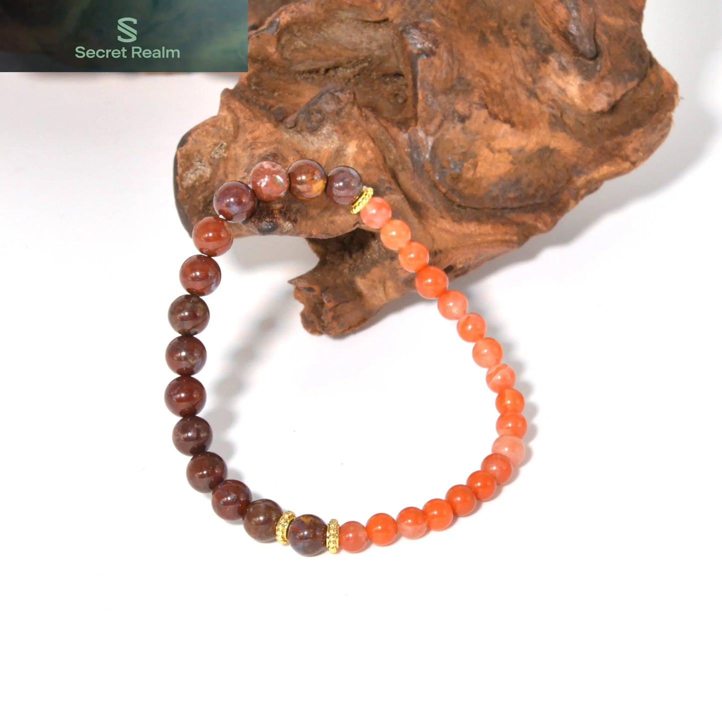 Secret Realm  Crystal Bracelet  Energy Bracelet  Sterling Silver Jewelry