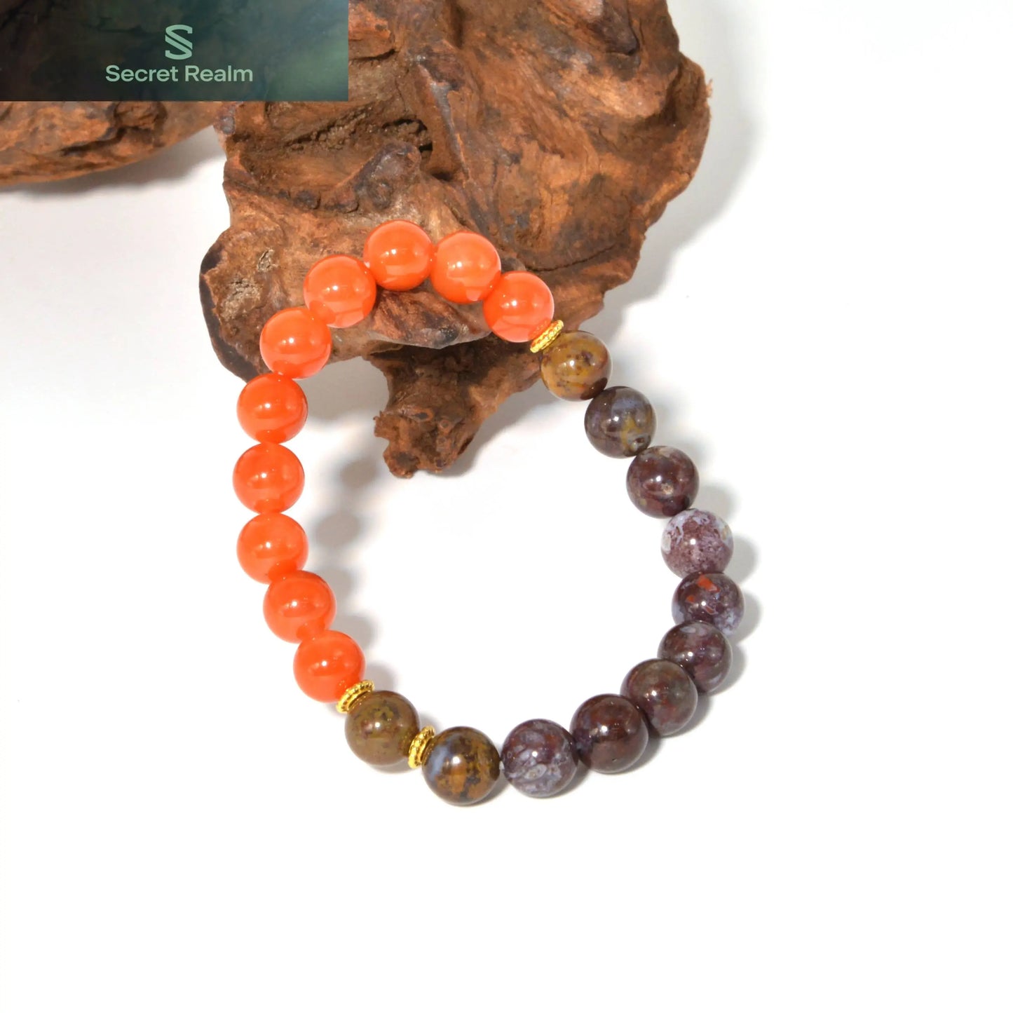 Secret Realm  Crystal Bracelet  Energy Bracelet  Sterling Silver Jewelry