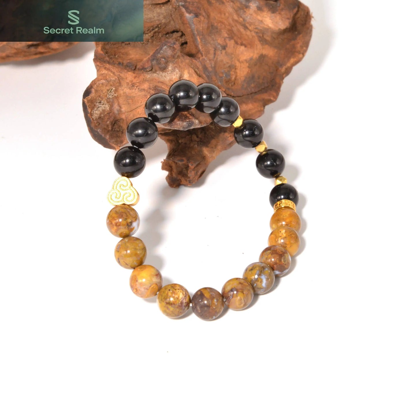 Secret Realm  Crystal Bracelet  Energy Bracelet  Sterling Silver Jewelry