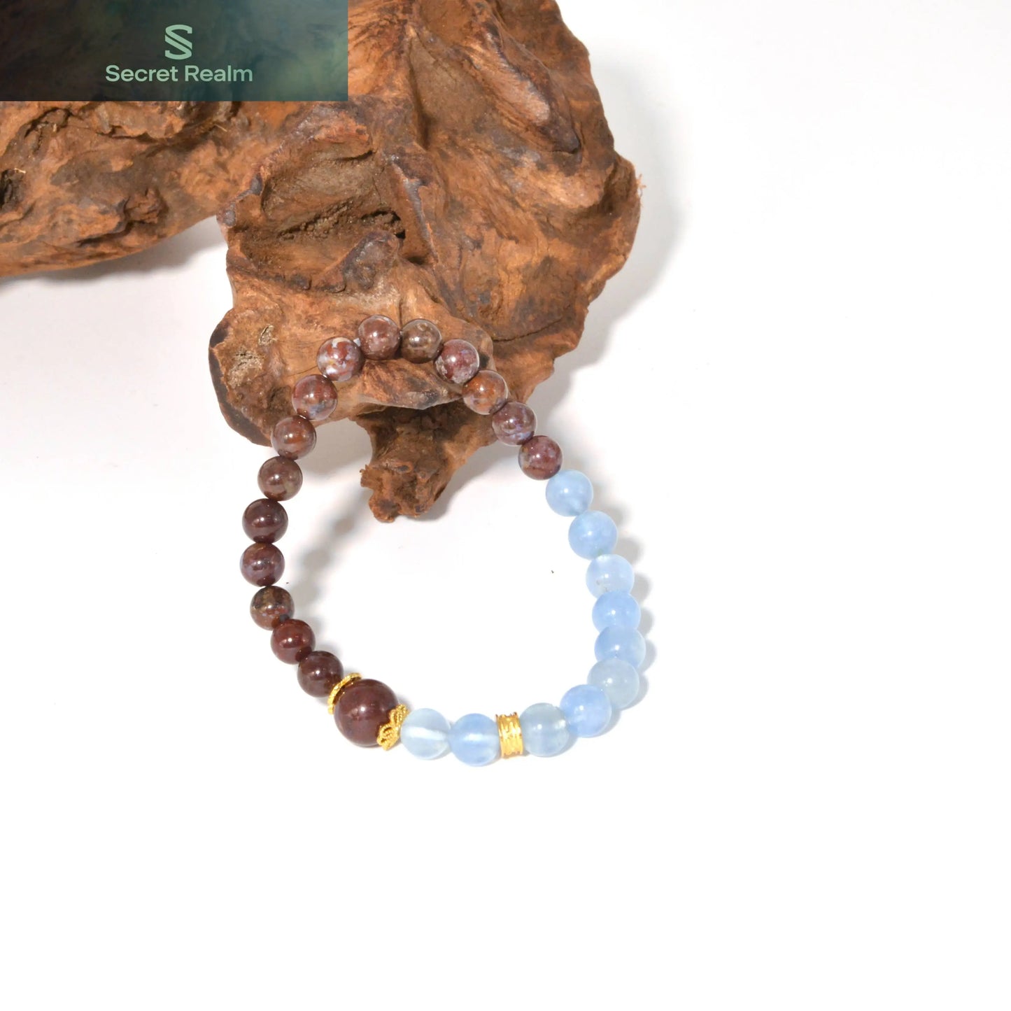 Secret Realm  Crystal Bracelet  Energy Bracelet  Sterling Silver Jewelry