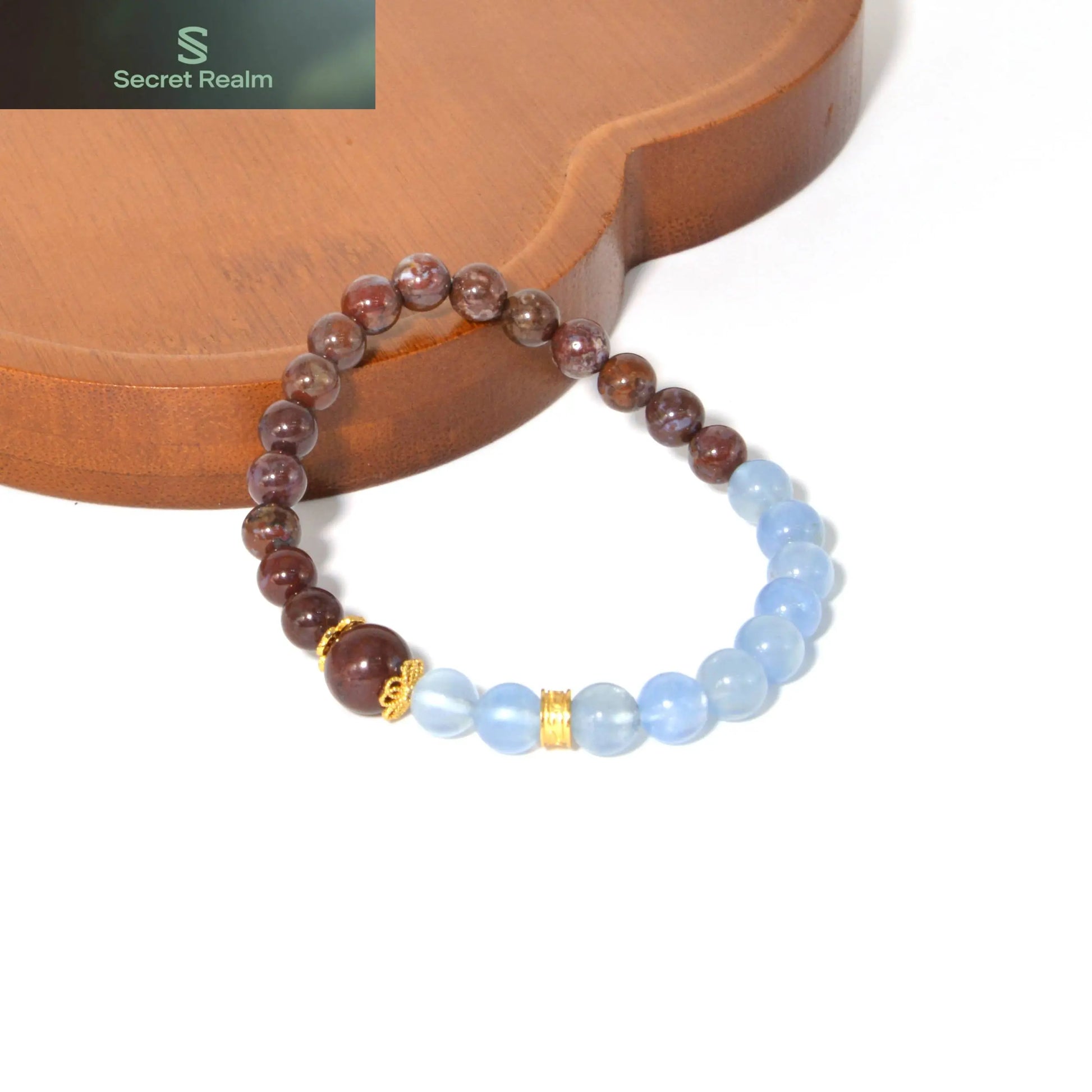 Secret Realm  Crystal Bracelet  Energy Bracelet  Sterling Silver Jewelry