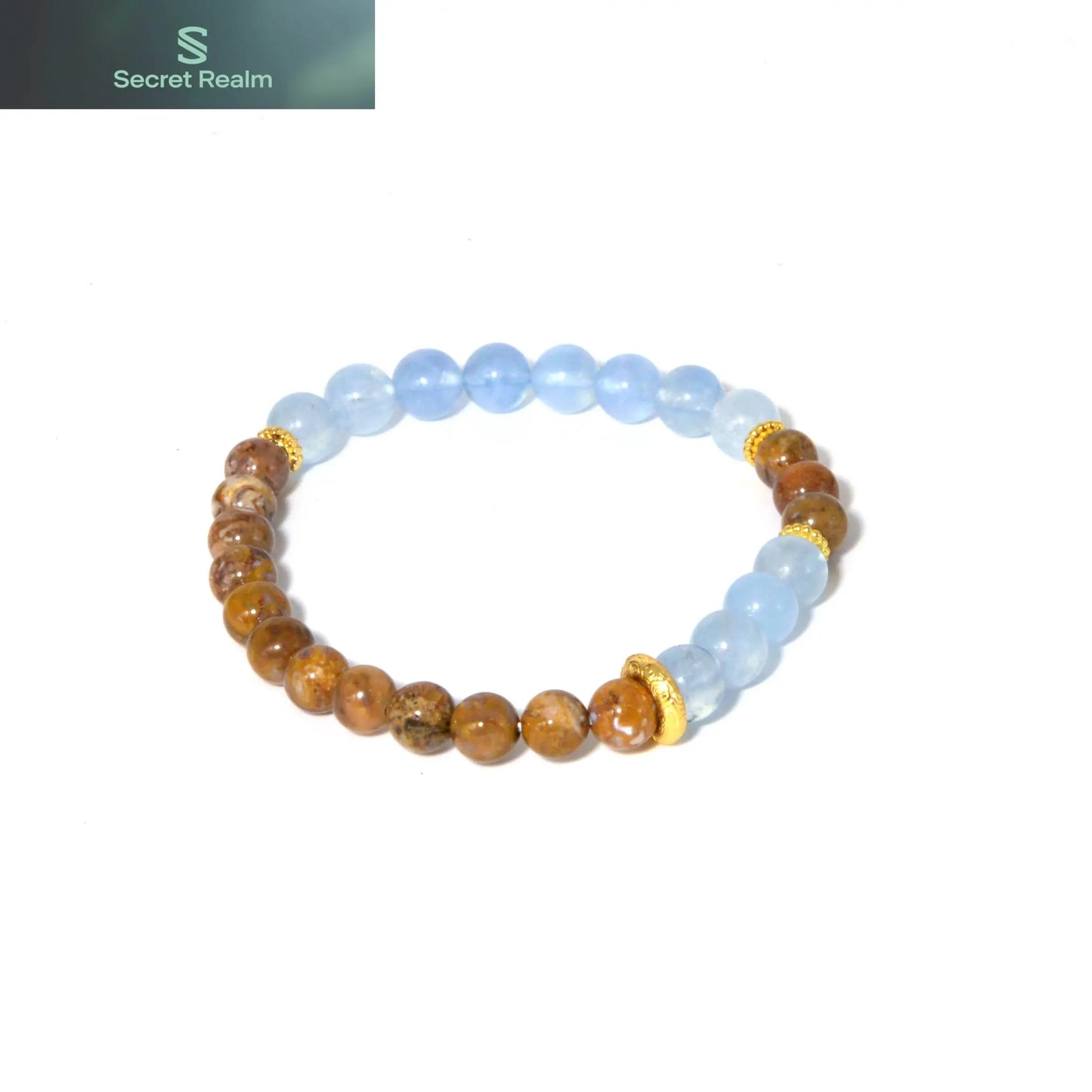 Secret Realm  Crystal Bracelet  Energy Bracelet  Sterling Silver Jewelry