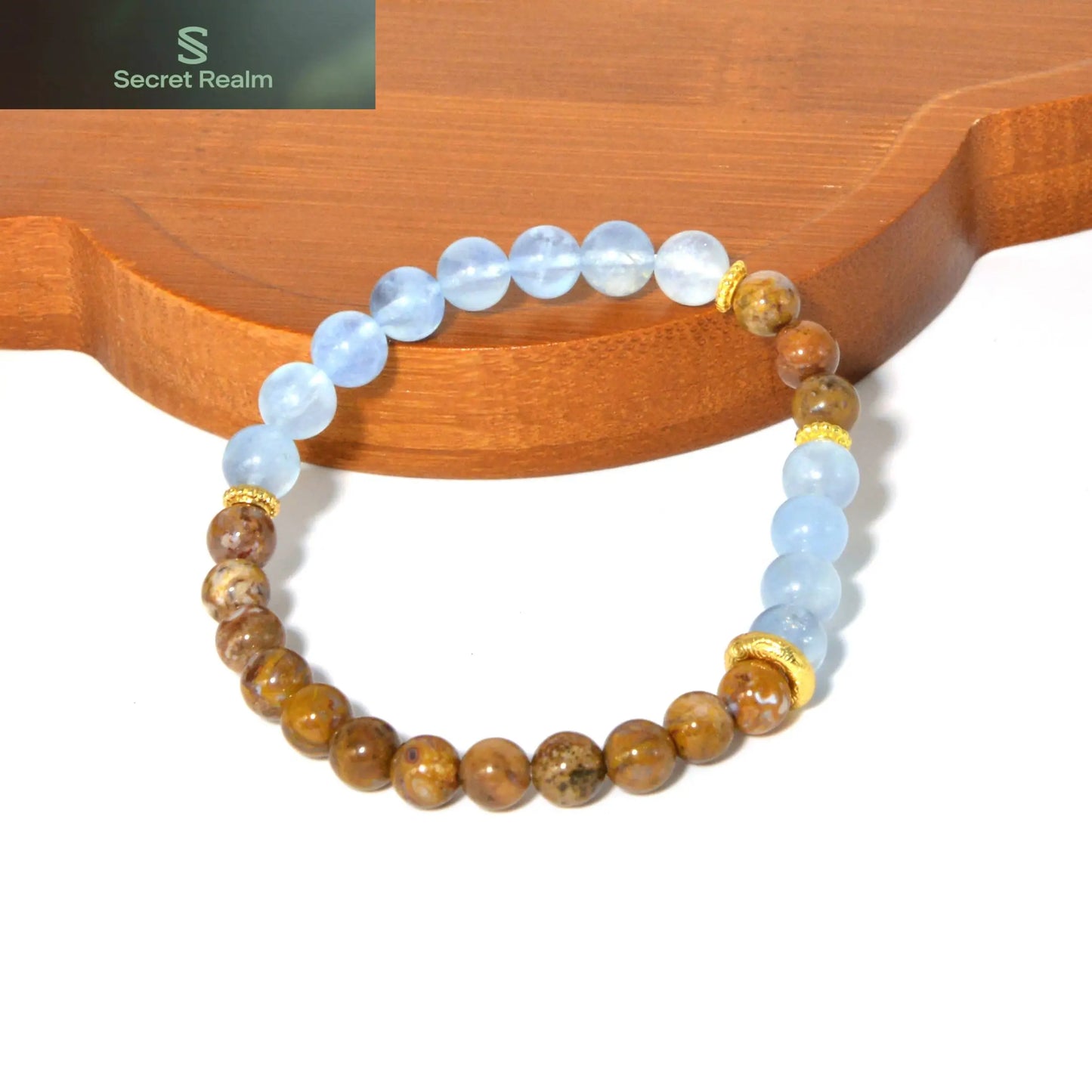 Secret Realm  Crystal Bracelet  Energy Bracelet  Sterling Silver Jewelry