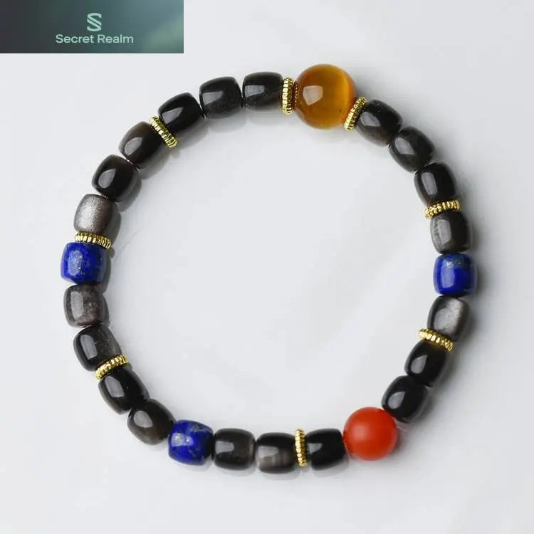 Secret Realm  Crystal Bracelet  Energy Bracelet  Sterling Silver Jewelry