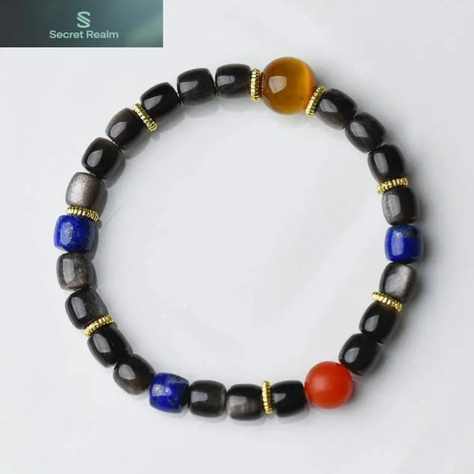 Secret Realm  Crystal Bracelet  Energy Bracelet  Sterling Silver Jewelry