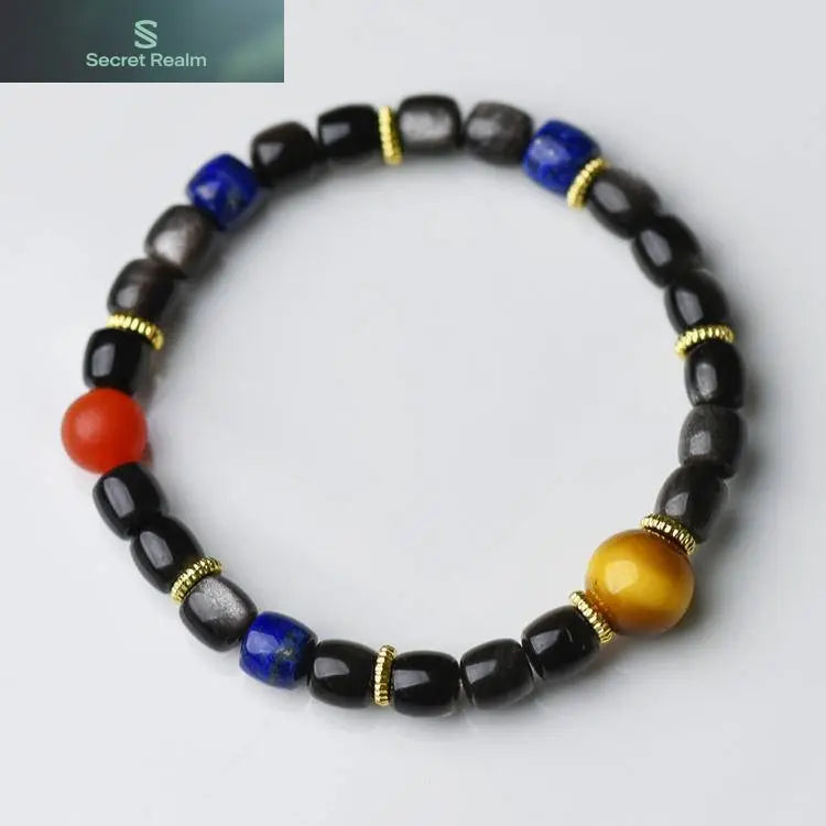 Secret Realm  Crystal Bracelet  Energy Bracelet  Sterling Silver Jewelry