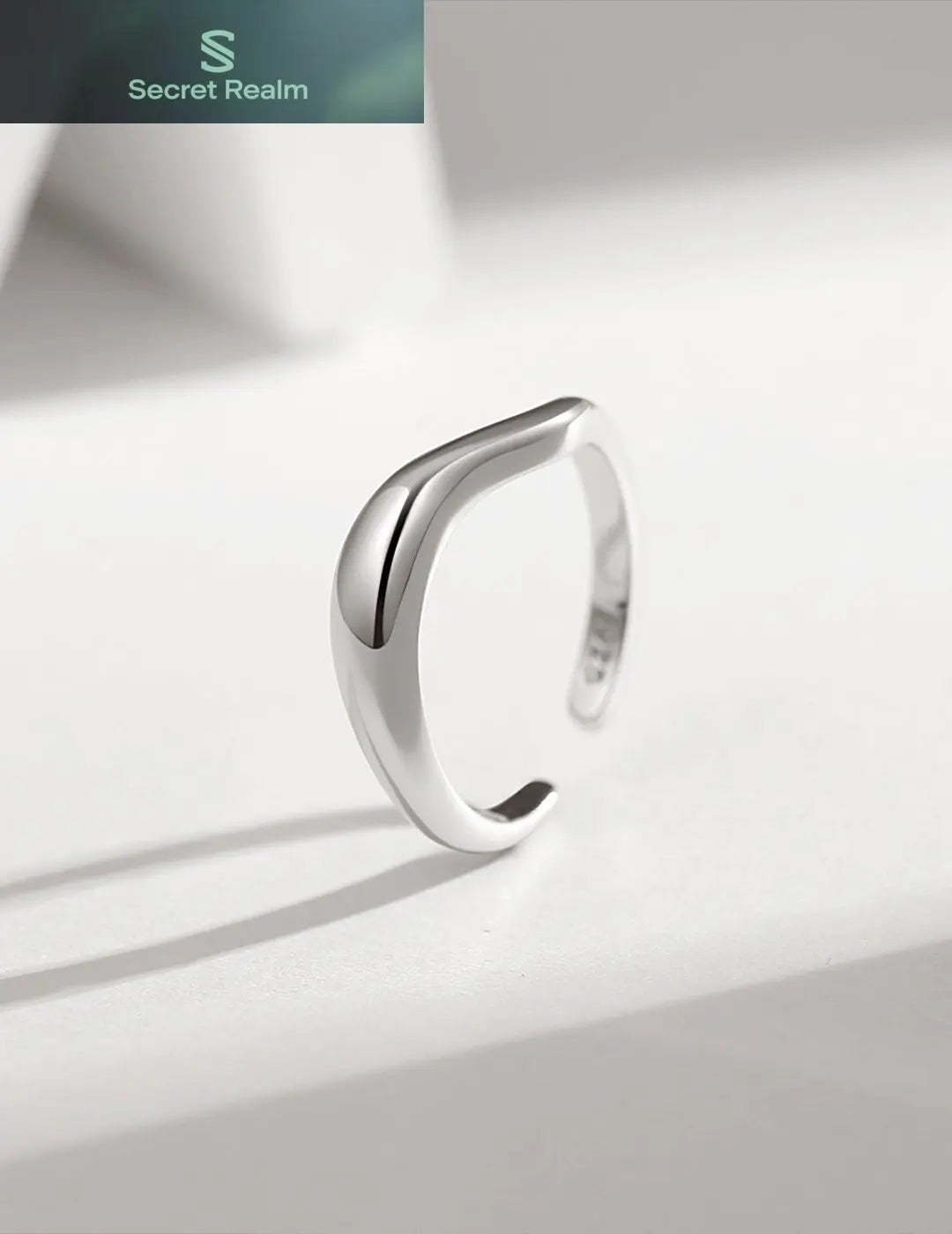 Sterling Silver Ring Secret Realm