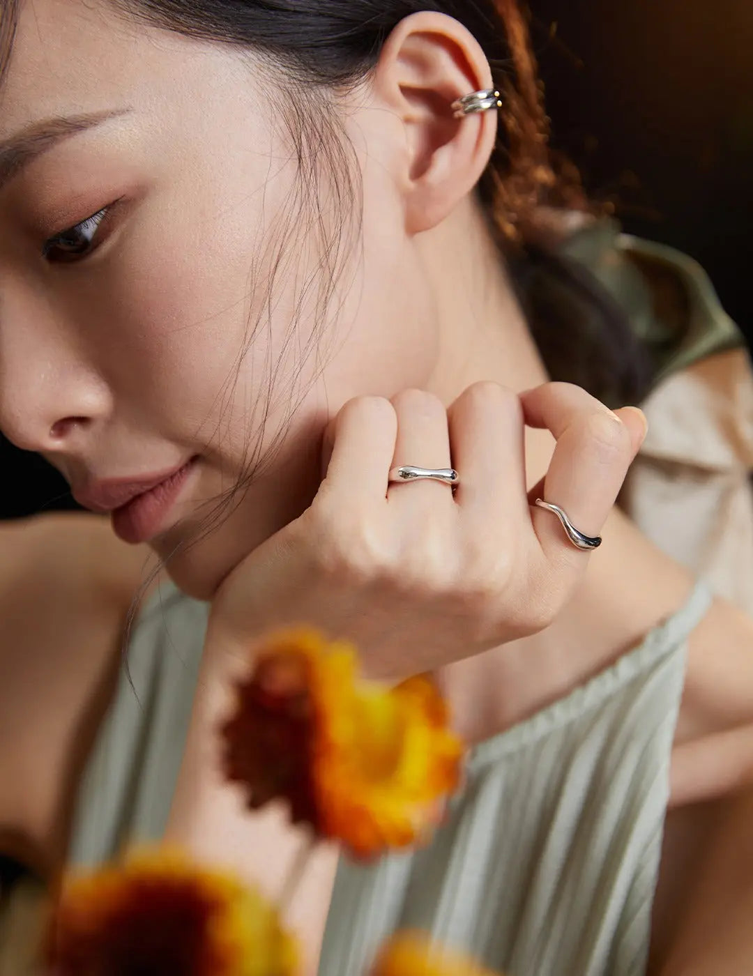 Sterling Silver Ring Secret Realm