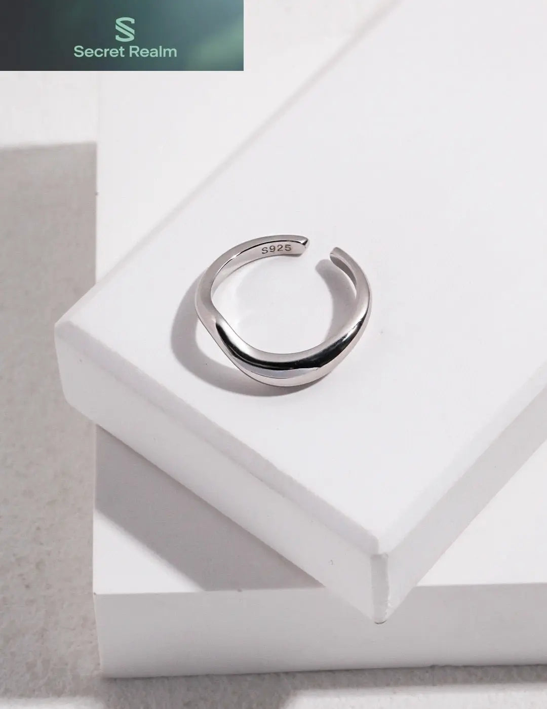 Sterling Silver Ring Secret Realm