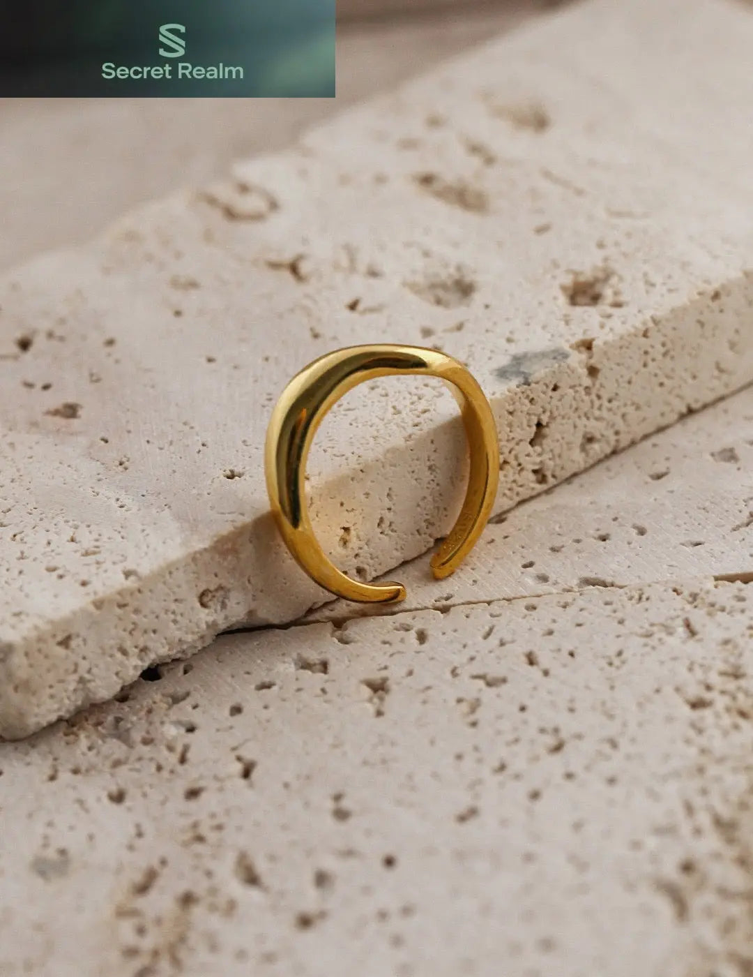 Sterling Silver Ring Secret Realm