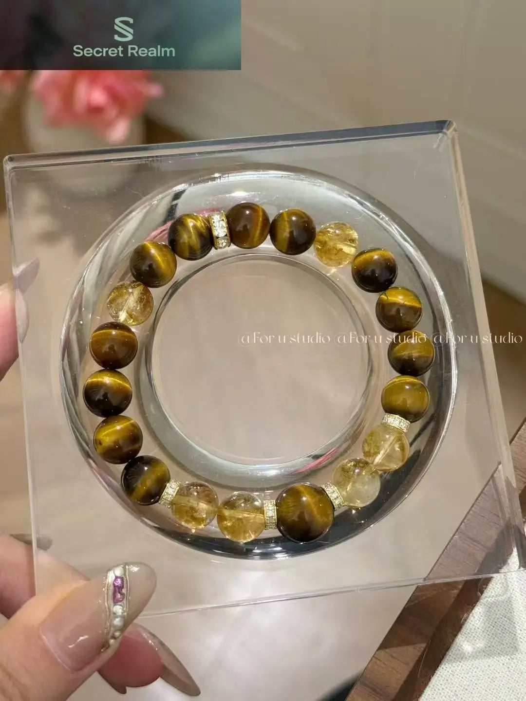 Yellow Tiger Stone Protection Bracelet (Light Luxury Series) My Store