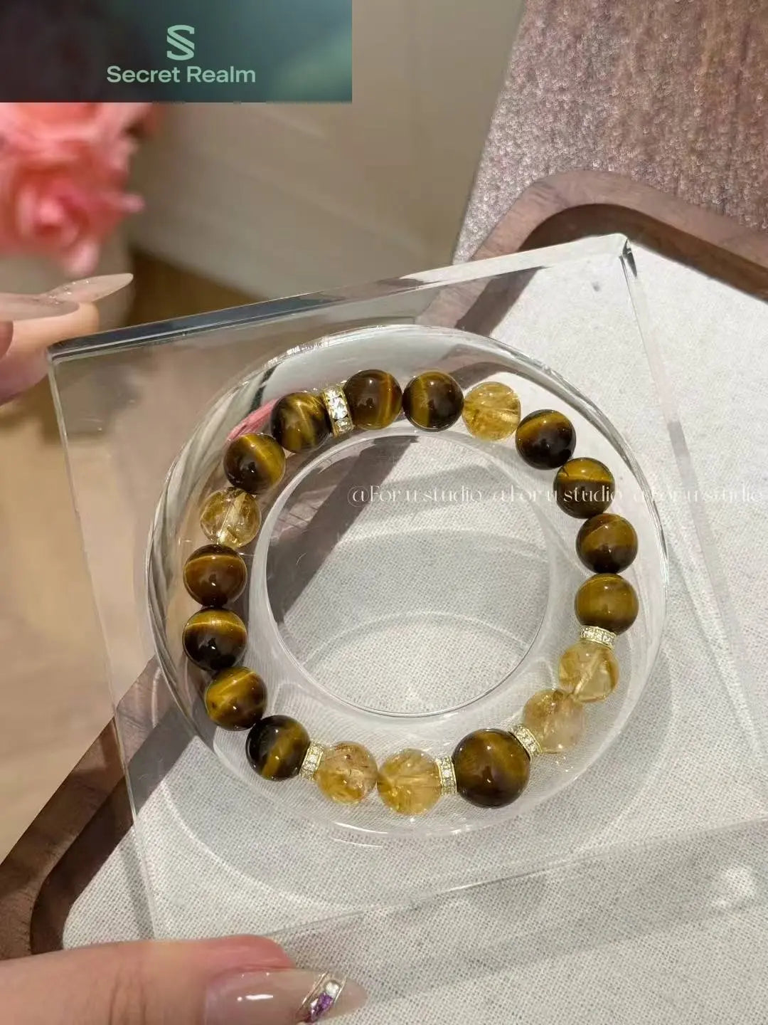 Yellow Tiger Stone Protection Bracelet (Light Luxury Series) My Store