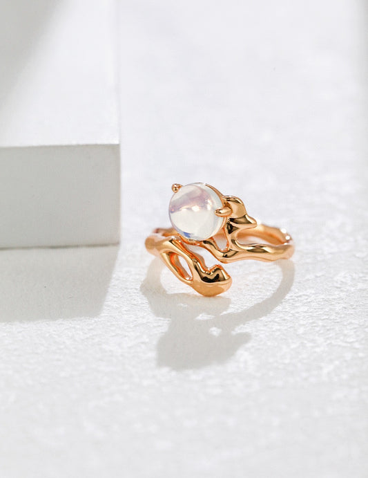 Sterling Silver Opal Ring