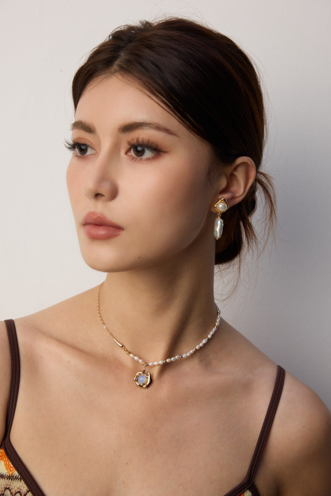 Sterling Silver Opal Necklace